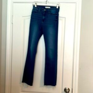 Flying Monkey frayed bottom jeans boot cut